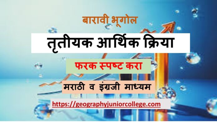 XII Geo Tertiary Activity Difference